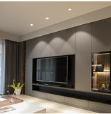 Dimmable round led spotlight embedded downlight AC86V~260V black and white ceiling light 3W~25W open-hole home lighting