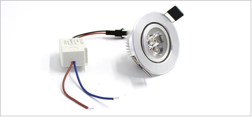 LED Recessed Ceiling Downlights Kitchen CE Luminaire 110-240V 3W 5W 55mm 70mm 90mm Cut Hole Spot Lamp Angle Adjustable