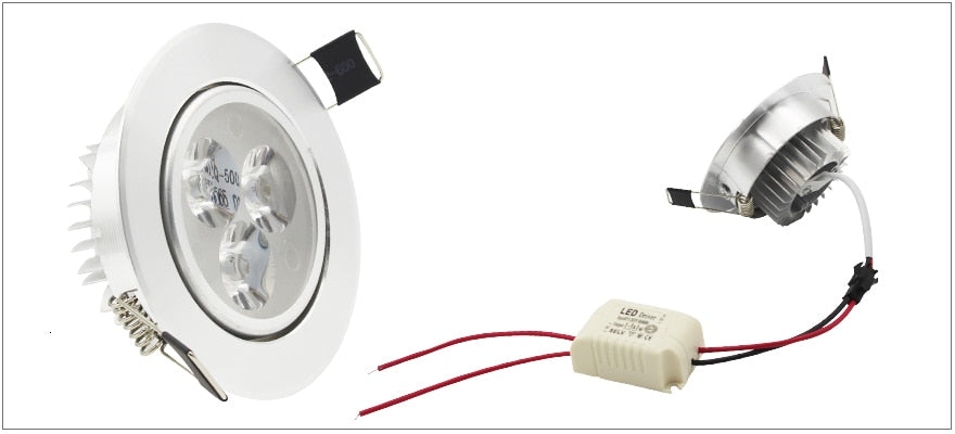 LED Recessed Ceiling Downlights Kitchen CE Luminaire 110-240V 3W 5W 55mm 70mm 90mm Cut Hole Spot Lamp Angle Adjustable