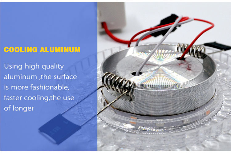 COB LED Downlight Colorful Panel Light RGB 3W 110V 220V Recessed Lamp Fixture For Halogen Lamp Decoration Purple Spot light