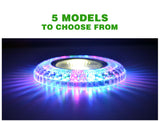 COB LED Downlight Colorful Panel Light RGB 3W 110V 220V Recessed Lamp Fixture For Halogen Lamp Decoration Purple Spot light