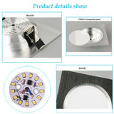 LED Downlight Square Recessed lights 3W 5W 7W 9W 12W LED Ceiling Lamp for Kitchen/Home/Office/Living room Indoor Lighting AC220V