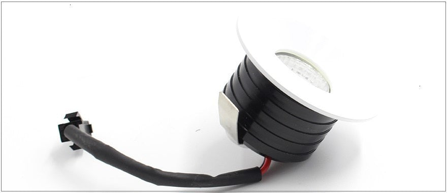 LEDIARY LED Mini COB Downlights Aluminum 100-240V 3W 270lm Cabinet Lamp Recessed Ceiling Spot Lamp Round Square 38mm Cut Hole