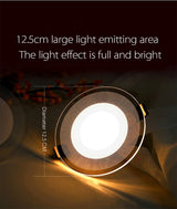 LED 4 pcs Light guide LED Downlight 3W 5W 7W 9W 12W 15W 18W Acrylic Panel Lights Ceiling Recessed Lamps High Brightness