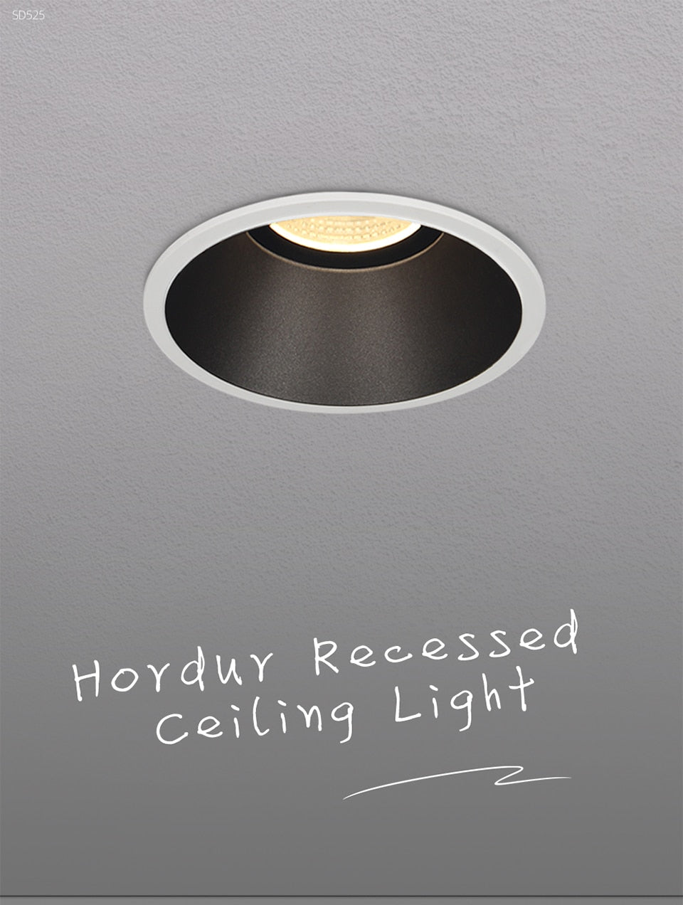 Aisilan LED Recessed spot light Narrow Border Downlight living room spotlight 7.5CM open hole downlight minimalist bedroom light