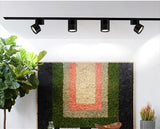 Dimmable and rotatable ceiling light 7W/12W/15W AC85V-285V LED surface mounted downlight astigmatism track light