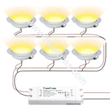 IP65 304 Stainless Steel 3W 12V 24V DC 5V USB LED Downlight for Home Kitchen Dining Spot Lighting CE RoHS 14mm Slim Lamp