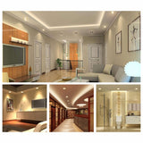 LED Downlight 10pcs/lot 6W LED Lamp 220V Spotlight Recessed Round Panel Light 3 Colors Changeable Indoor Lighting Downlight