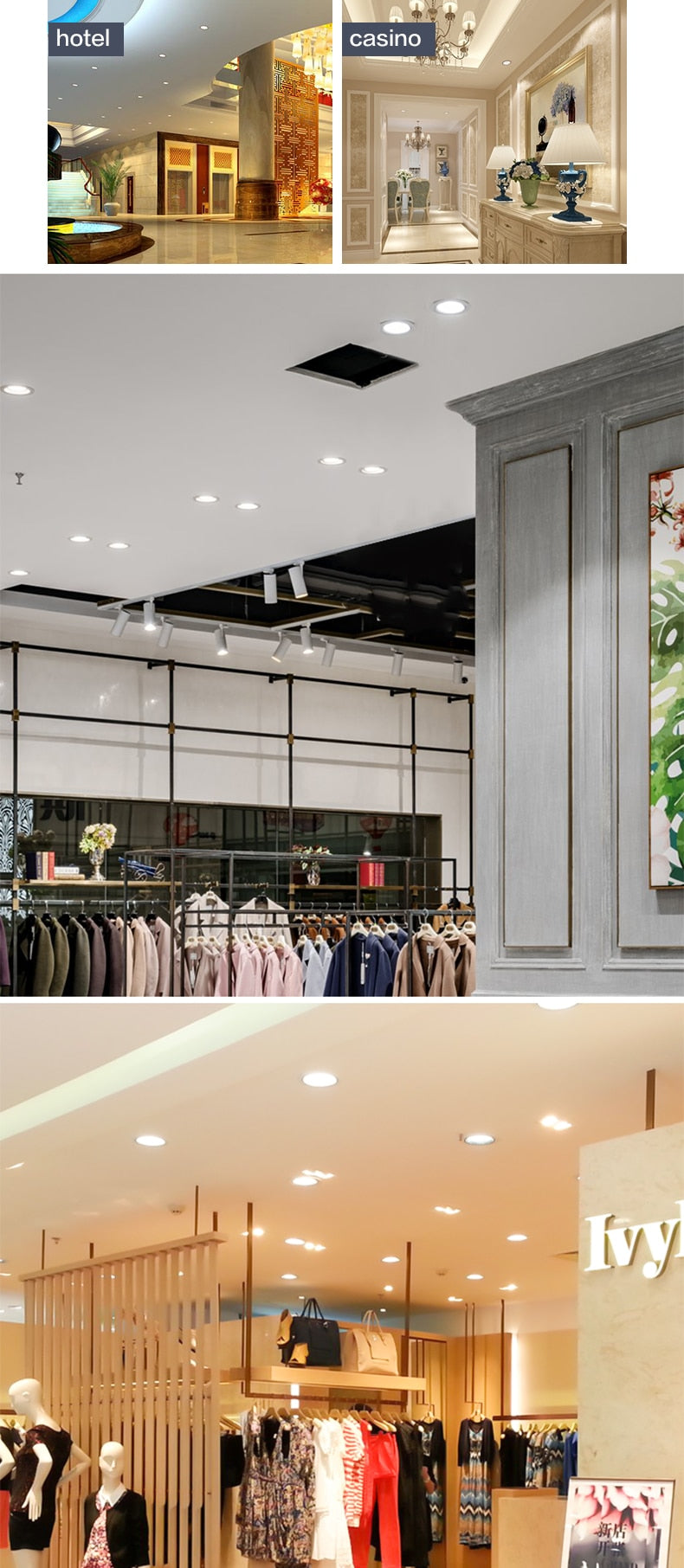 LED Downlight 18W 15W 12W 9W 7W Round Recessed Lamp AC 220V Led Down Light 240V Home Decor Bedroom Kitchen Indoor Spot Lighting