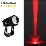 Outdoor LED Wall spotlight 9W 12W landscape Lighting 220V Red Green Blue RGB Wall light IP66 Waterproof one beam lights