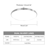 Ultra Thin LED Ceiling Lamp LED Modern Panel Light 72W 36W 24W 18W 12W 220V Bedroom Kitchen Surface Mount Flush Panel Light