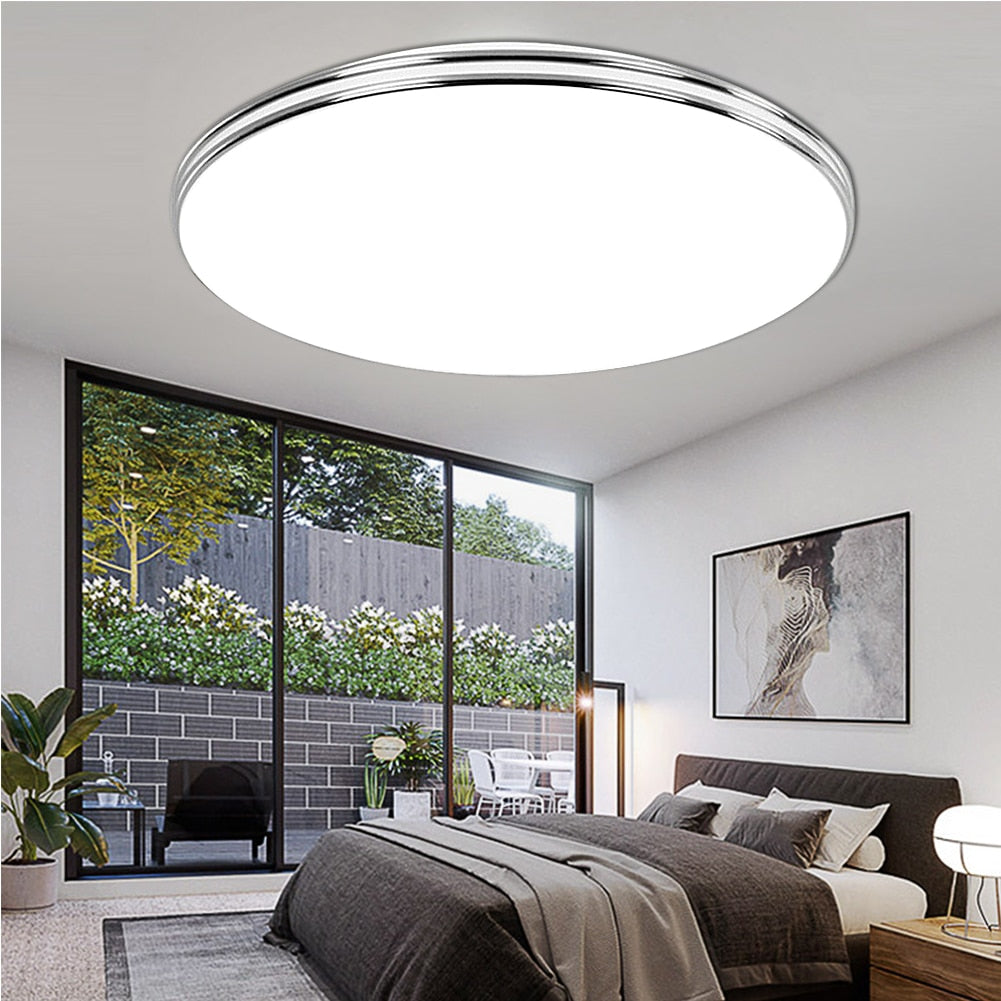 Ultra Thin LED Ceiling Lamp LED Modern Panel Light 72W 36W 24W 18W 12W 220V Bedroom Kitchen Surface Mount Flush Panel Light