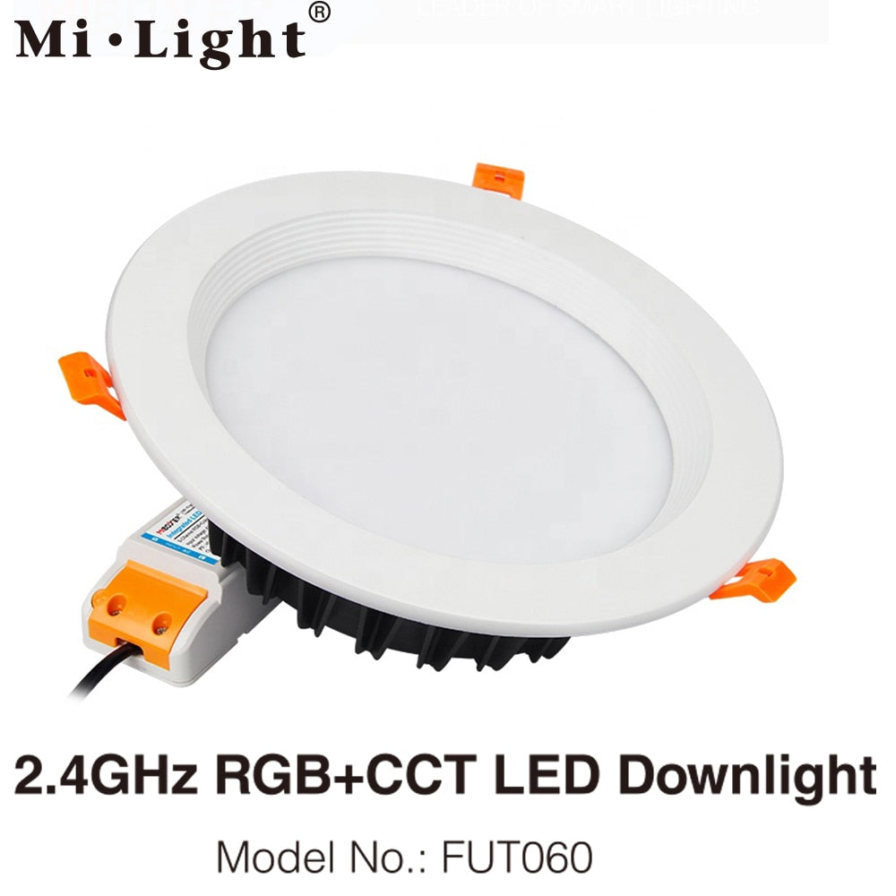 Milight FUT060 25W RGB+CCT Recessed Indoor LED Ceiling Downlight Dimmable AC110V-240V Support 2.4G RF Remote / WiFi APP Control