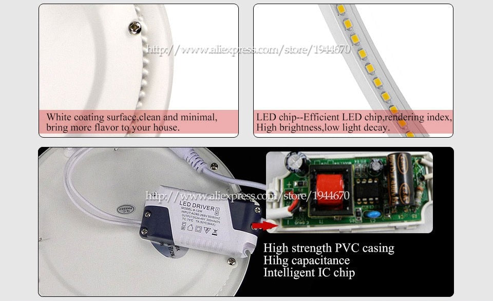Ultra-Thin Milight Downlights Led Spot Light 3W 4W 6W 9W 12W 15W 18W  AC85-265V Mini Led Spots 220V Dimmable 110V Round Lamp