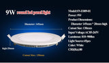 Ultra-Thin Milight Downlights Led Spot Light 3W 4W 6W 9W 12W 15W 18W  AC85-265V Mini Led Spots 220V Dimmable 110V Round Lamp