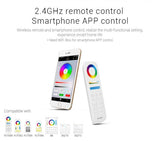 Milight 2.4G wireless remote panel control 9W RGB+CCT Square LED Downlight AC100~240V 50/60Hz use with smartphone APP wifi