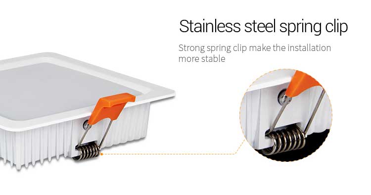 Milight 2.4G wireless remote panel control 9W RGB+CCT Square LED Downlight AC100~240V 50/60Hz use with smartphone APP wifi