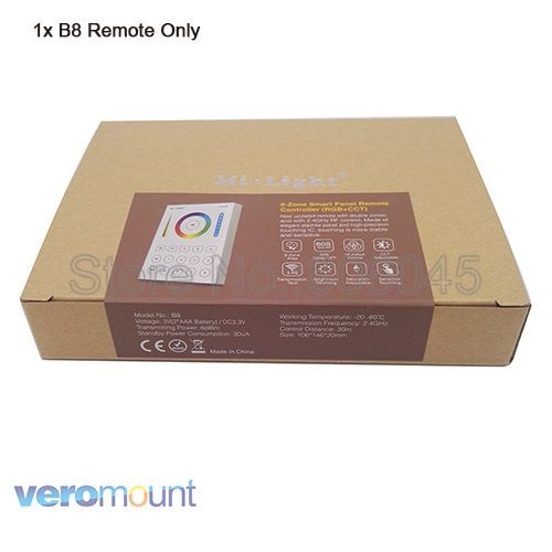 Milight 15W LED Downlight IP54 Waterproof AC86-265V RGB+CCT Dimmable Reccessed Light FUT069 WiFi Compatible 2.4G Wireless Remote