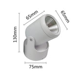 High quality Dimmable Rotating LED Downlights Surface Mounted adjustment COB AC85-265V 5W 10W 15W LED Ceiling Lamp Spot lights