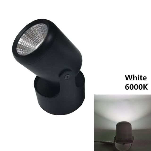 High quality Dimmable Rotating LED Downlights Surface Mounted adjustment COB AC85-265V 5W 10W 15W LED Ceiling Lamp Spot lights