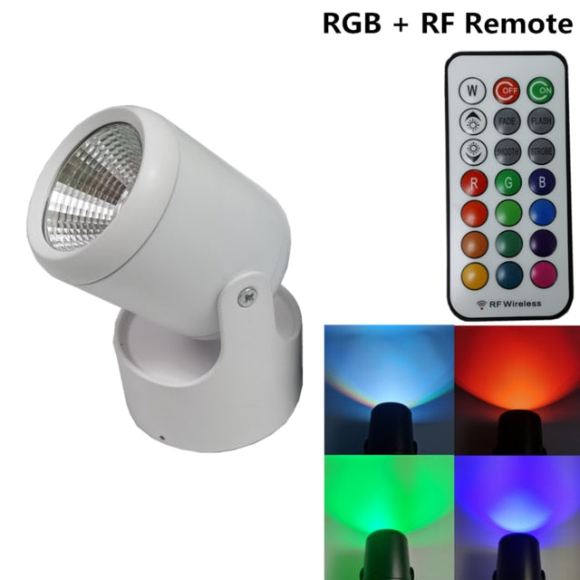 High quality Dimmable Rotating LED Downlights Surface Mounted adjustment COB AC85-265V 5W 10W 15W LED Ceiling Lamp Spot lights