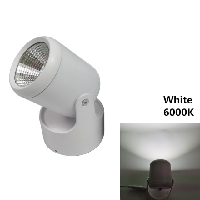 High quality Dimmable Rotating LED Downlights Surface Mounted adjustment COB AC85-265V 5W 10W 15W LED Ceiling Lamp Spot lights