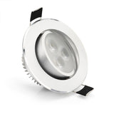 10pcs/lot 3W LED Downlight Spotlight Recessed Ceiling Lamps Dimmable Pendant Spot Light Led Lamp Cold White/Warm White 110V/220V