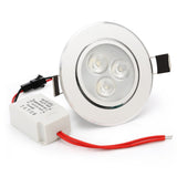 10pcs/lot 3W LED Downlight Spotlight Recessed Ceiling Lamps Dimmable Pendant Spot Light Led Lamp Cold White/Warm White 110V/220V