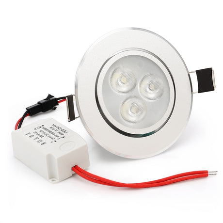 10pcs/lot 3W LED Downlight Spotlight Recessed Ceiling Lamps Dimmable Pendant Spot Light Led Lamp Cold White/Warm White 110V/220V