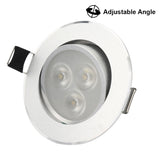 10pcs/lot 3W LED Downlight Spotlight Recessed Ceiling Lamps Dimmable Pendant Spot Light Led Lamp Cold White/Warm White 110V/220V