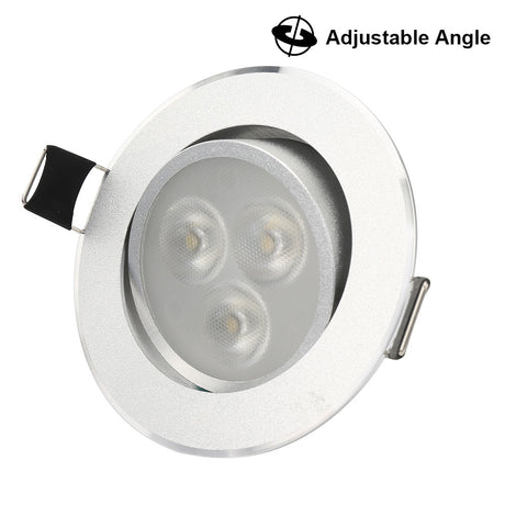 10pcs/lot 3W LED Downlight Spotlight Recessed Ceiling Lamps Dimmable Pendant Spot Light Led Lamp Cold White/Warm White 110V/220V
