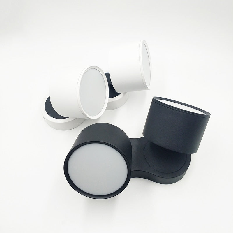 Dimmable Folding Rotating LED Downlights 7W 10W 15W 20W 30W  COB LED Ceiling Spot Lights AC85~265V LED Ceiling Lamps Indoor Light