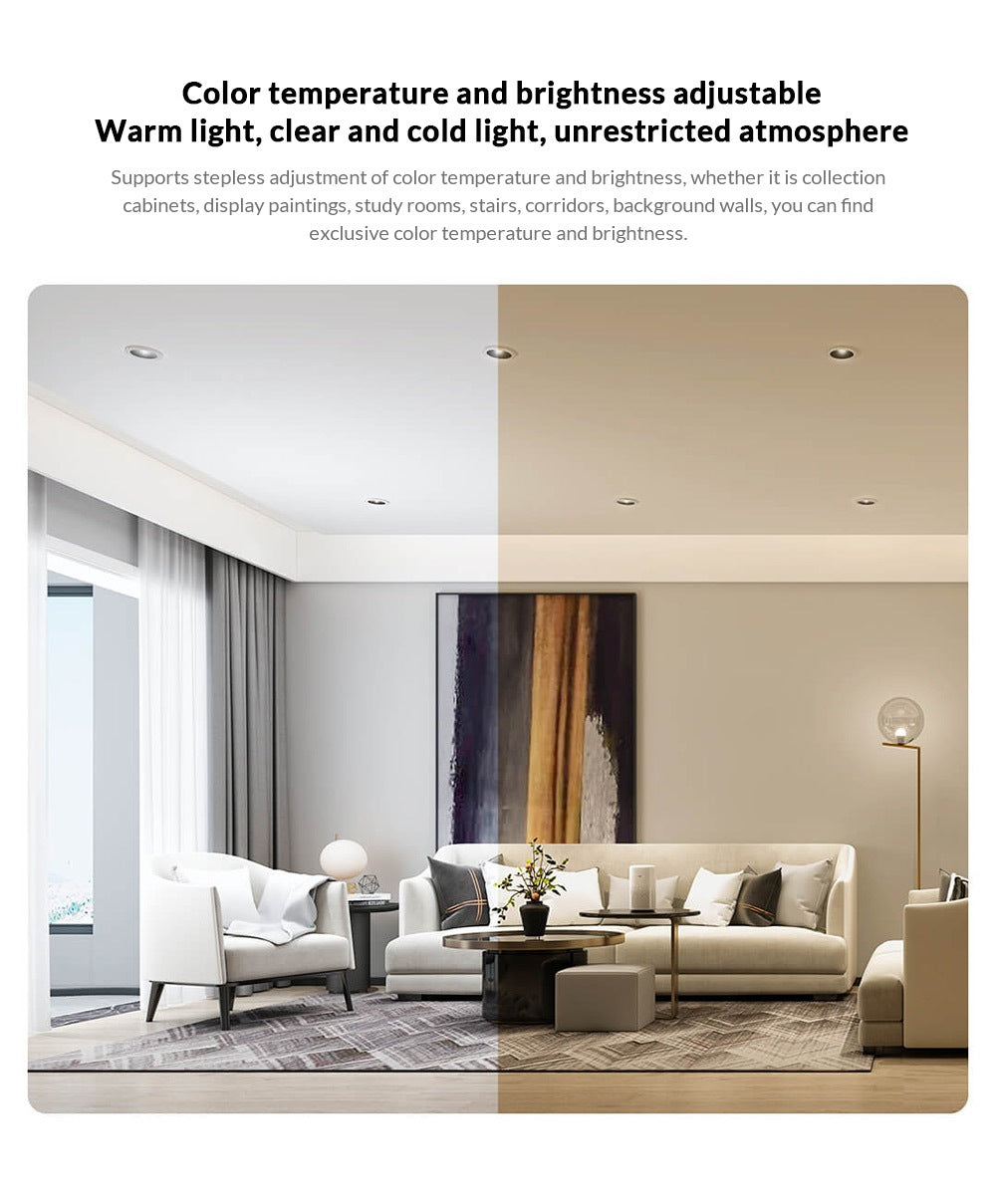 Smart downlight and Smart Downlight M2 Ceiling Down Light Mesh Edition to Mi home App smart Control