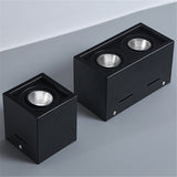 Super Brightness 1pcs  AC 85-230V Square Surface Mounted LED COB Dimmable Downlights 10W 12W 20W 24W LED Ceiling Lamp Spot Light