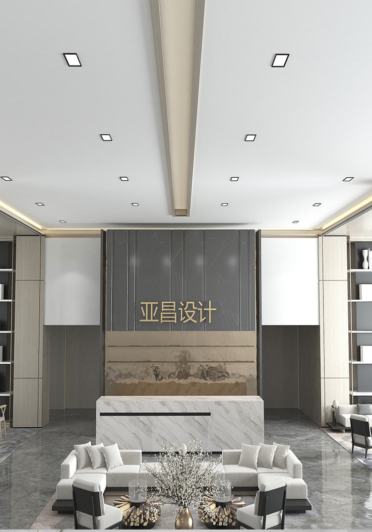 LED Downlight 1pcs Panel light Dimmable Recessed led downlight 12W 18W 24w 36w Square LED Spot light led ceiling lamp AC110V 220V