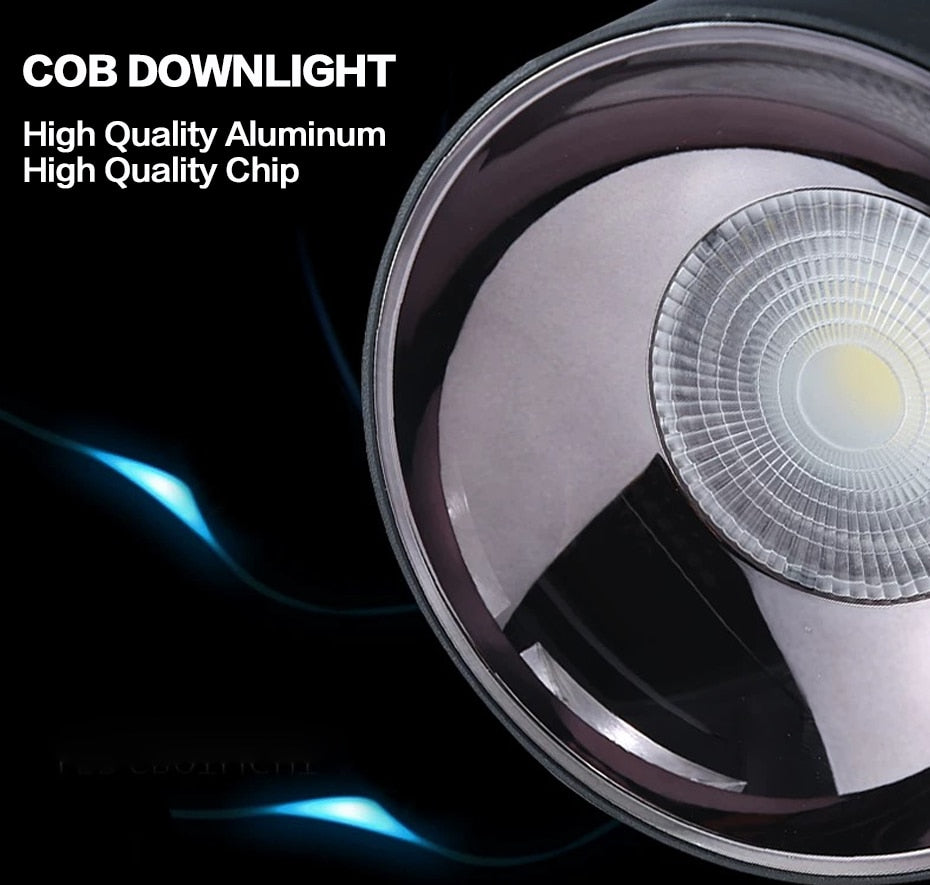 LED Surface Mounted Downlight High Bright COB Ceiling Lamps Spot Light 7W 12W 20W AC85-265V LED downlight Hotel home lighting