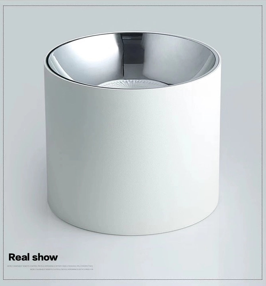 LED Surface Mounted Downlight High Bright COB Ceiling Lamps Spot Light 7W 12W 20W AC85-265V LED downlight Hotel home lighting