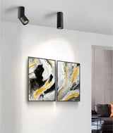 LED Ceiling Spotlight Surface Mounted Downlight 5W 7W 12W White/Black for Living Home Commercial Lighting New Design