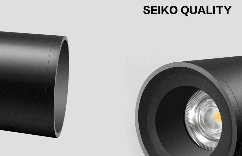 LED Ceiling Spotlight Surface Mounted Downlight 5W 7W 12W White/Black for Living Home Commercial Lighting New Design