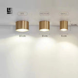 Copper Surface Mounted Ceiling Downlight 7W LED Ceiling Spot Light for Living Room Bedroom Corridor Spot Light Home Fixture