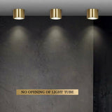 Copper Surface Mounted Ceiling Downlight 7W LED Ceiling Spot Light for Living Room Bedroom Corridor Spot Light Home Fixture