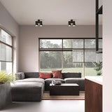 Surface Mounted Ceiling Downlight double spot LED lamps Replaceable GU10 Kitchen Living room Decor Square lamp Lighting for home