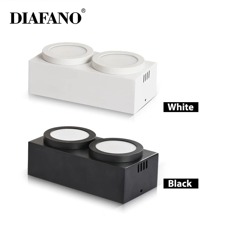 Square LED Wall Mounted Downlight COB Spot light Ceiling Lamp Surface Mounted Downlight decoration Ceiling Lamp 220V