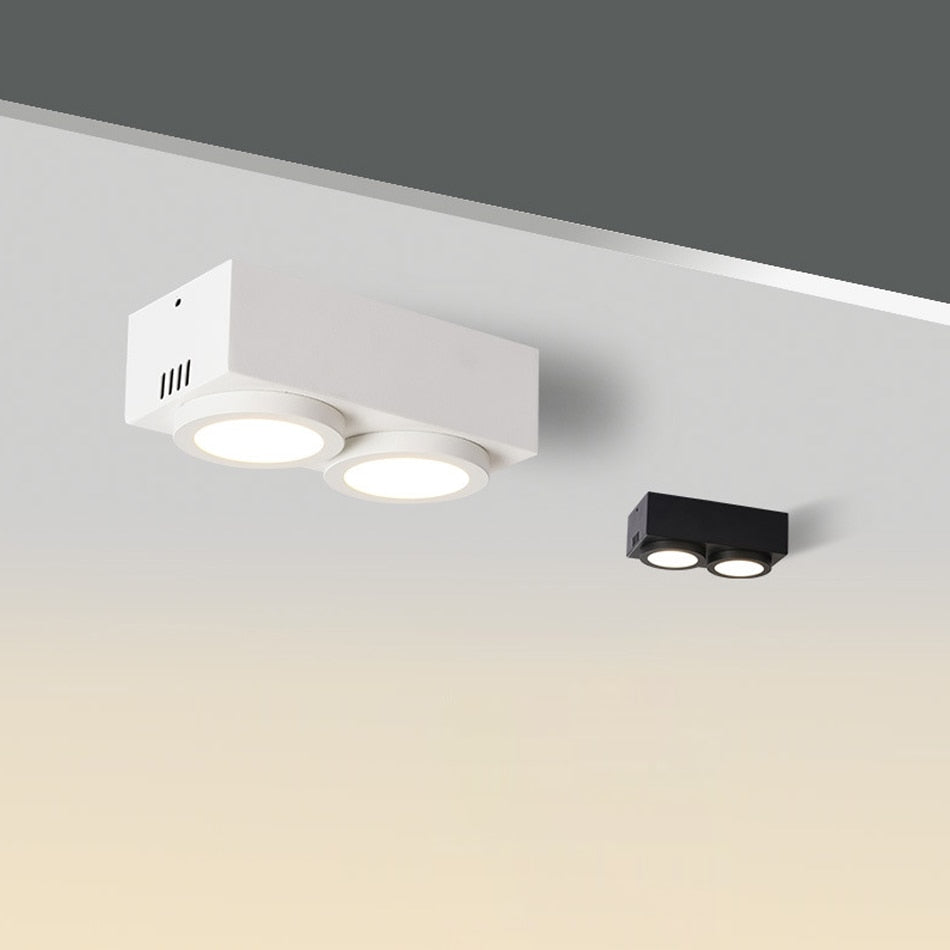 Square LED Wall Mounted Downlight COB Spot light Ceiling Lamp Surface Mounted Downlight decoration Ceiling Lamp 220V