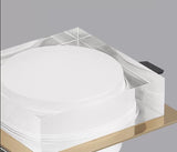 New Square Dimming LED Crystal Downlight LED Ceiling Spot Light Gold/Chrome recessed lamp kitchen Lighting for home decoration