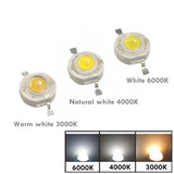 High Power 10pcs 1W 3W 5W DC3.2-3.6V LED Beads Light Diode LED Chip SMD Warm White For SpotLight Downlight DIY Lamp Bulb