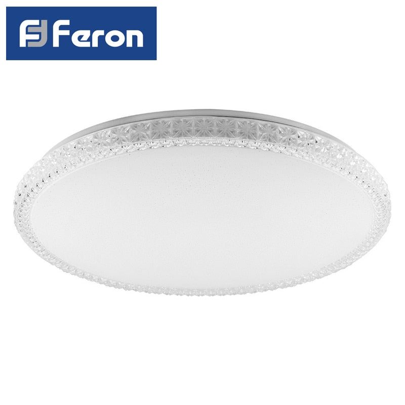 Led controlled downlight overhead Feron al5300 plate 60W 3000K-6500K White 440x77 brillant