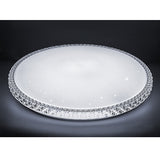 Led controlled downlight overhead Feron al5300 plate 60W 3000K-6500K White 440x77 brillant