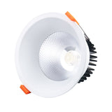 White Ceiling LED Recessed Downlight 7W 12W 18W Dimmable Spot Down Light Aluminum AC Kitchen Lamp COB Foyer Lighting Round Lamp