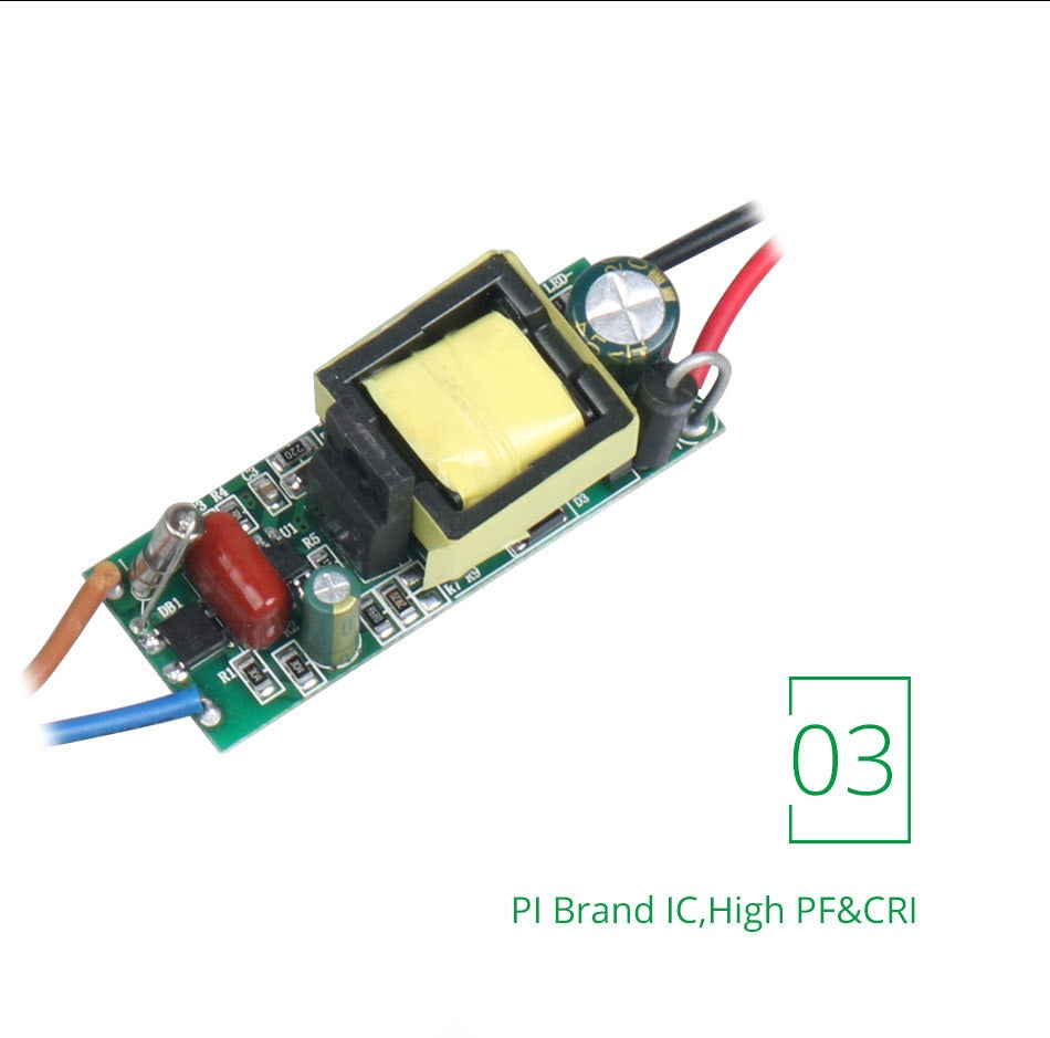 White Ceiling LED Recessed Downlight 7W 12W 18W Dimmable Spot Down Light Aluminum AC Kitchen Lamp COB Foyer Lighting Round Lamp